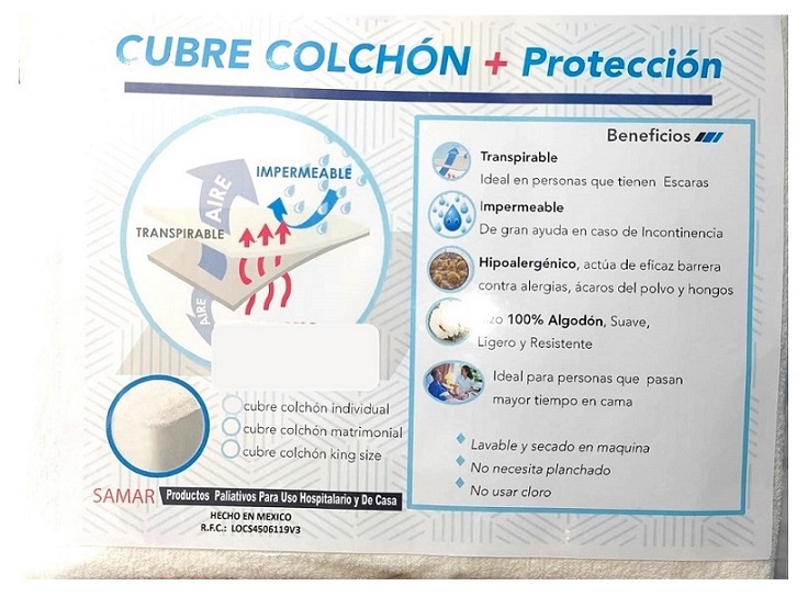 [006012] CUBRE COLCHÓN INDIVIDUAL 30001 DE CAJON