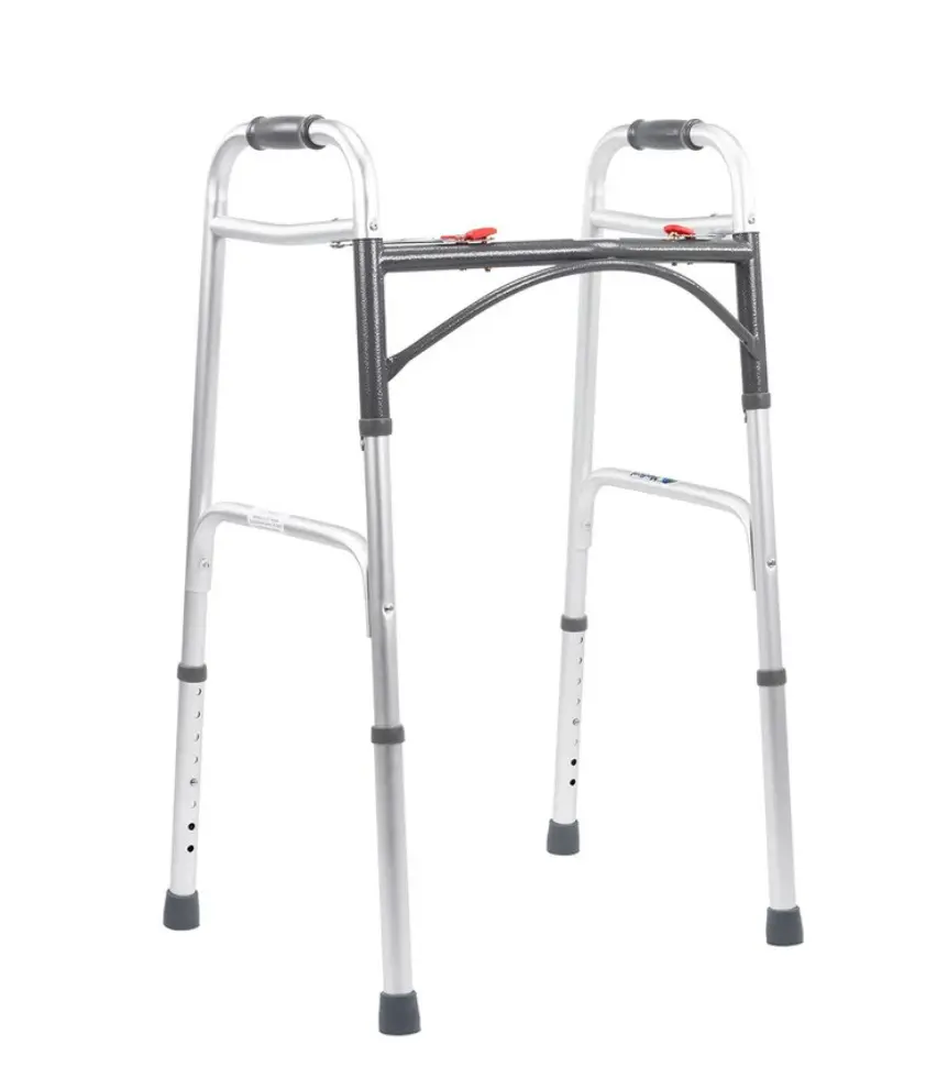 [012013] ANDADERA MEDICAL Z-OR267CS PLEGADO EN BOTÓN ROJO DE ALUMINIO 1060SMS