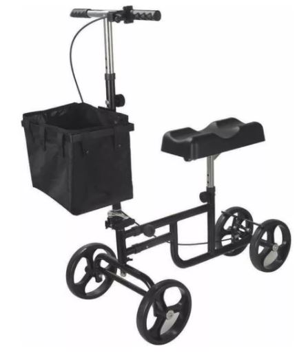 [012068] SCOOTER DE RODILLA WSK6001 ROJO-NEGRO DE ACERO