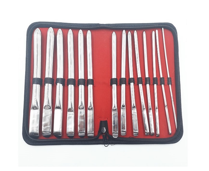 DILATADOR UTERINO HEGAR 14 PZS.HP 7E-A DE ACERO INOXIDABLE