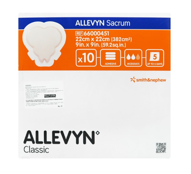 APOSITO ALLEVYN SACRUM 66000451 22 X22 CM.