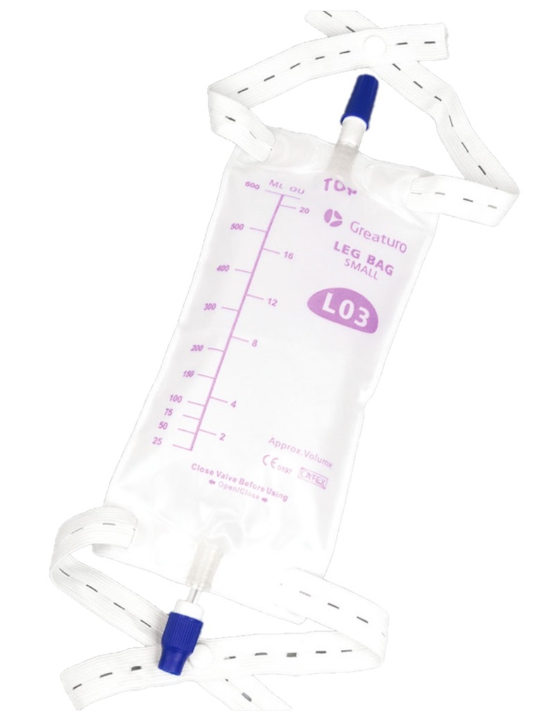 BOLSA REC.ORINA GTC-GCU230104 PIERNA 800 ML.