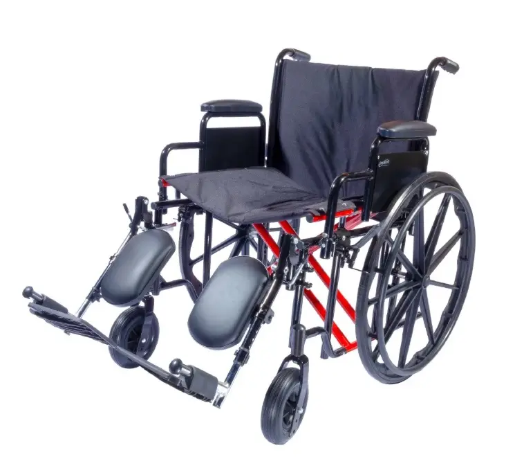 [012675] SILLA DE RUEDAS COMPANION M300-13 22"PARA SOBREPESO CON ELEVAPIES DE ACERO