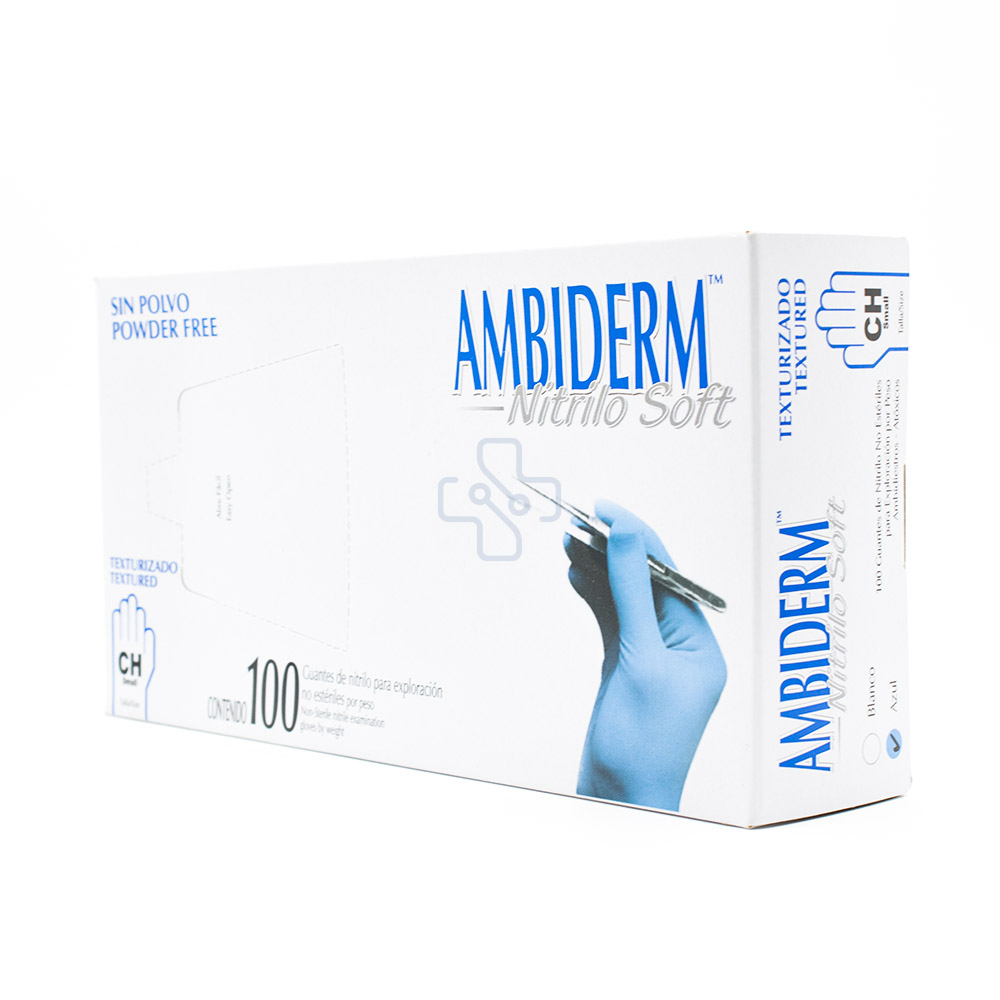 [006035] GUANTE AMBIDERM NITRILO AZUL CH. 100106032