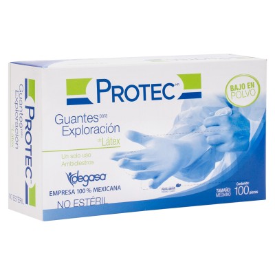 [006073] GUANTE PROTEC NO ESTERIL MED. 0434100