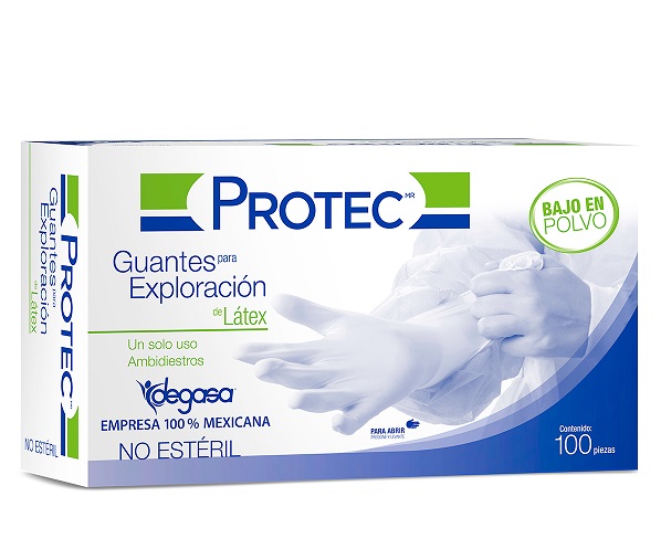GUANTE PROTEC EXP LATEX NO ESTERIL CH. 0434000