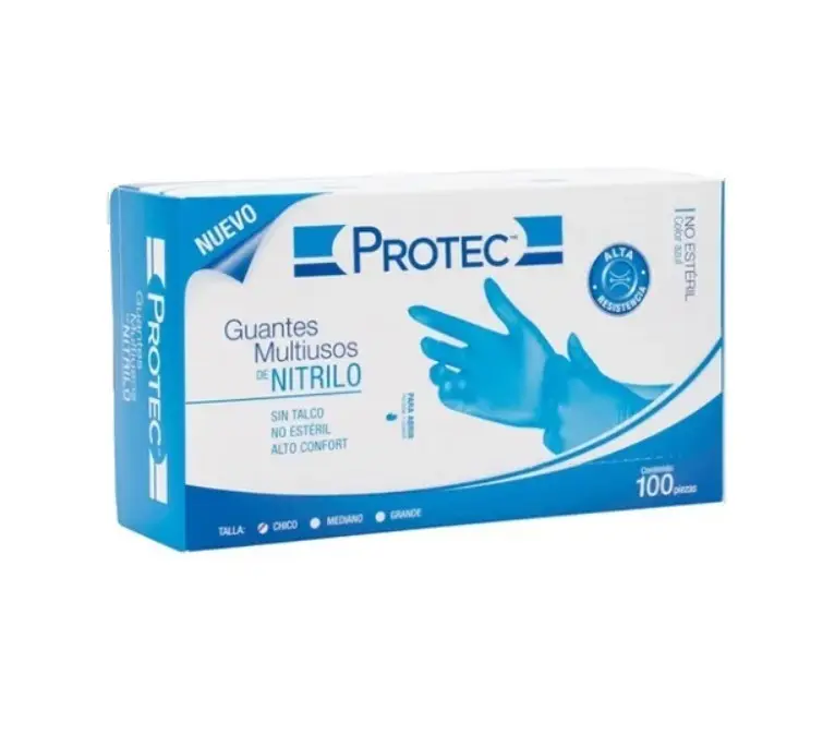 [006094] GUANTE PROTEC NITRILO AZUL GDE. 0492080