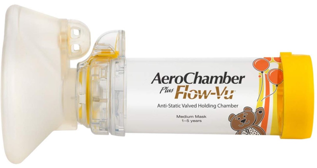 [008003] AEROCHAMBER PLUS INFANTIL AMARILLO FLOW-VU