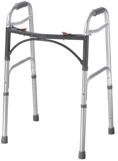 ANDADERA REACTIV PREMIUM R219064 GRIS DE ALUMINIO PLEGABLE BR