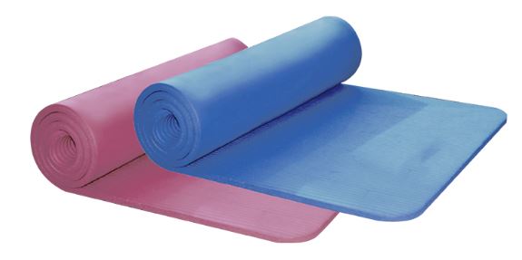 TAPETE PARA YOGA TY-2 ROSA-AZUL 1.5 CM
