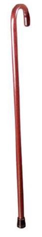 BASTON MADERA MGO.CURVO CAOBA 5182A