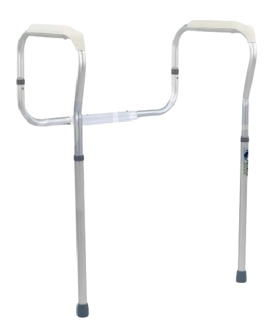 CHASIS DE SEGURIDAD MEDICAL BAR3061 PARA WC DE ALUMINIO