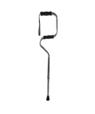 BASTON DOBLE APOYO SC-B70 PLATA DE ALUMINIO