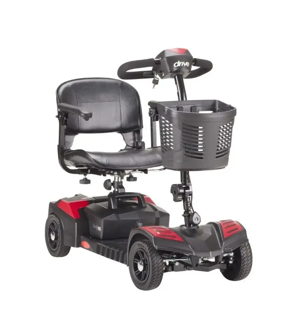 [012649] SCOOTER COMPACTO SFCOUTA ROJO-AZUL 4 LLANTAS