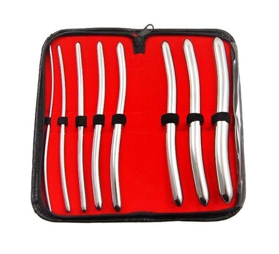 DILATADOR UTERINO 8 PZS. ACERO INOXIDABLE ECONOMICO