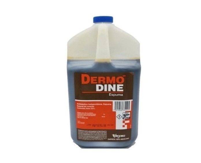 [024133] DERMODINE ESPUMA AL-8% 3.5 LTS. 0322010
