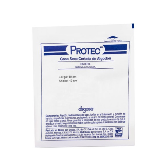 GASA ESPONJA ESTERIL 10X10 5 PZS. 013200