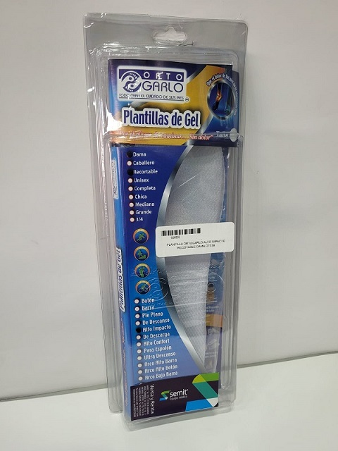 PLANTILLA ORTOGARLO ALTO IMPACTO RECOTABLE DAMA OT058