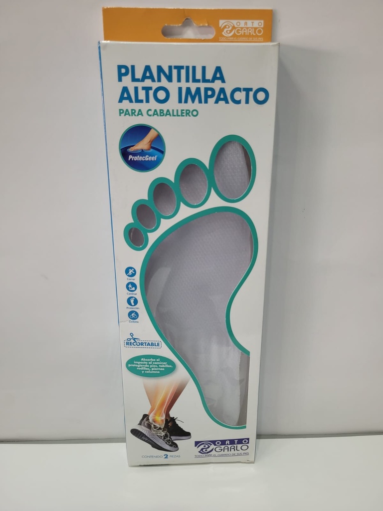 [028254] PLANTILLA ORTOGARLO ALTO IMPACTO RECORTABLE CABALLERO OT057