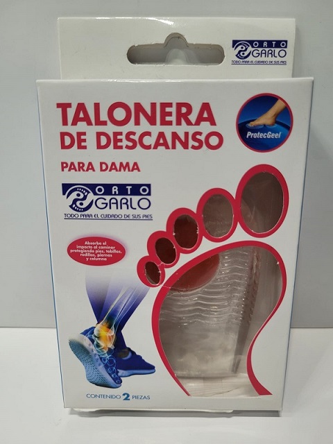 TALONERA ORTOGARLO PUNTO ROJO DAMA PAR