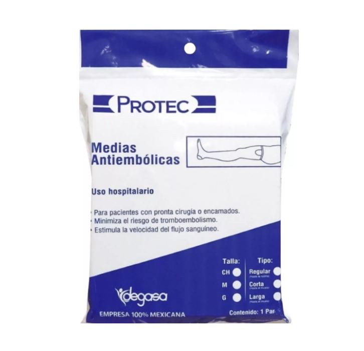 [030540] MEDIA ANTIEMB MUSLO 1608900 GDE LARGA BLANCA PROTEC
