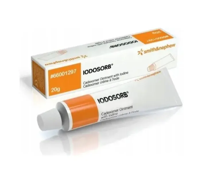 POMADA IODOSORB 66001297 DE CADEXÓMERO DE YODO AL 9% TUBO DE 20 GRS.