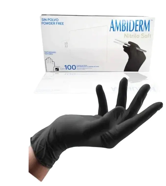 [006042] GUANTE AMBIDERM NITRILO NEGRO CH. 100133072